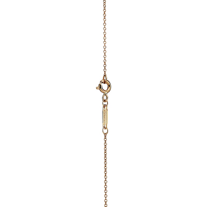 商品Tiffany & Co.|  Tiffany & Co./蒂芙尼 22春夏新款Return to Tiffany系列 迷你18K金黄金双心形吊坠项链22309277,价格¥12644,第3张图片详细描述