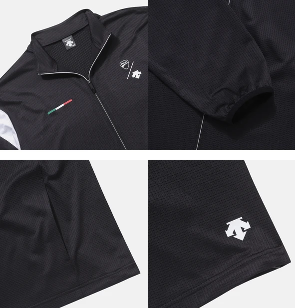 商品DESCENTE|【享贝家】ZY-（预售款）迪桑特 杜卡迪联名 男款速干舒适防晒外套 春夏新款 SO221IKT51,价格¥836,第5张图片详细描述