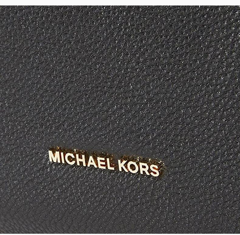 商品[国内直发] Michael Kors|Michael Kors 迈克高仕 黑色皮质女士手提包 30T7GNOE2T-BLACK,价格¥1060,第5张图片详细描述