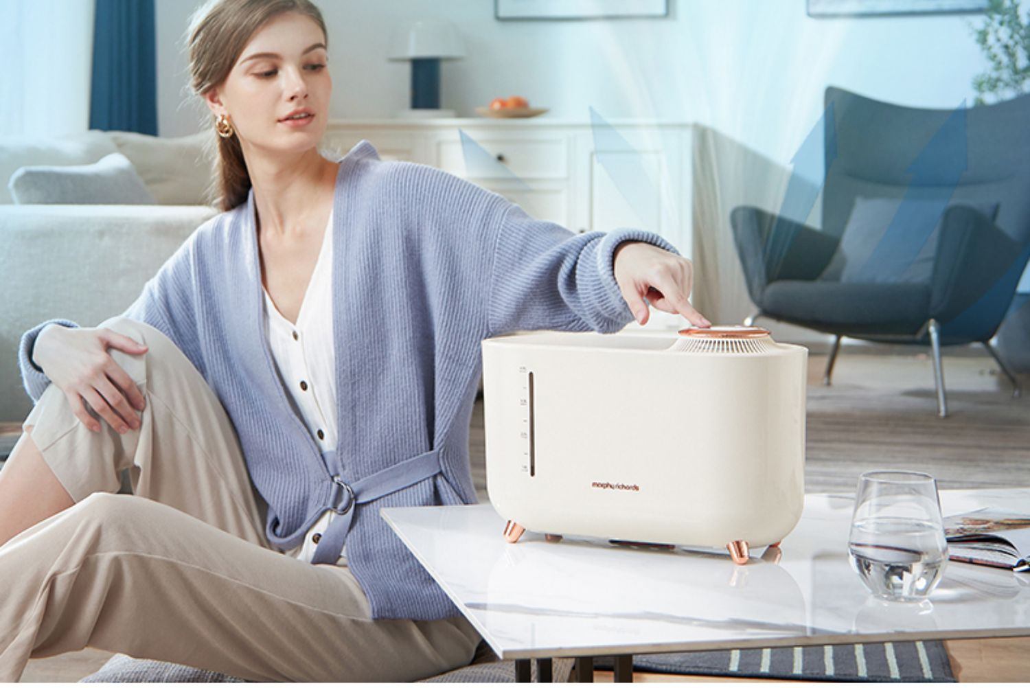 商品[国内直发] Morphy Richards|无雾加湿器MR2081家用静音卧室孕妇婴儿大雾量宿舍空气加湿机,价格¥347,第19张图片详细描述