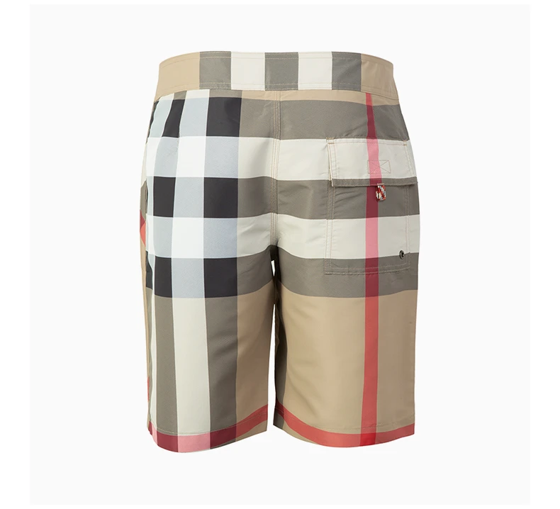 商品[国内直发] Burberry|BURBERRY 博柏利 抽绳大格纹男士短裤 8022647,价格¥3474,第6张图片详细描述