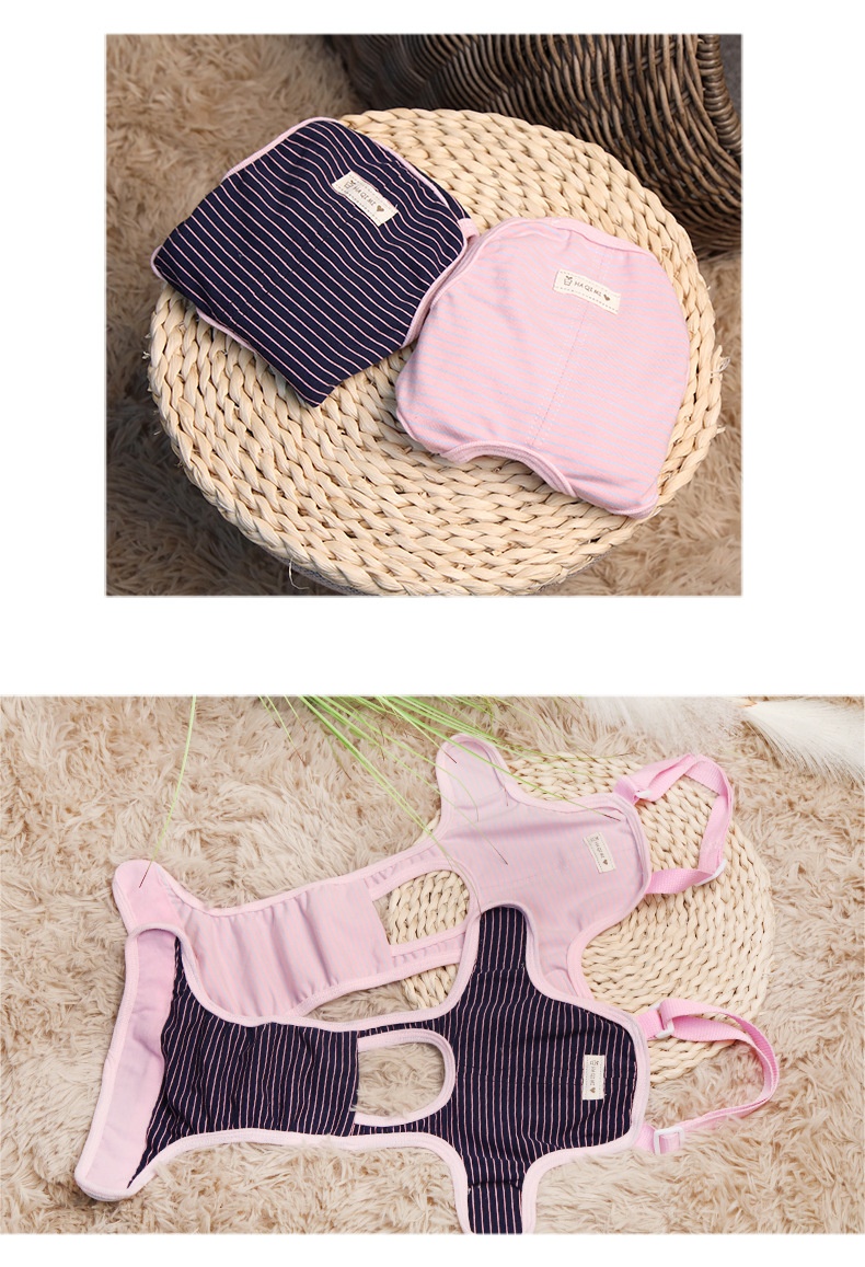 商品[国内直发] GLENVINTEN|新款宠物条纹背带法斗生理裤月经裤狗狗发情内裤防骚扰安全�裤,价格¥93,第7张图片详细描述