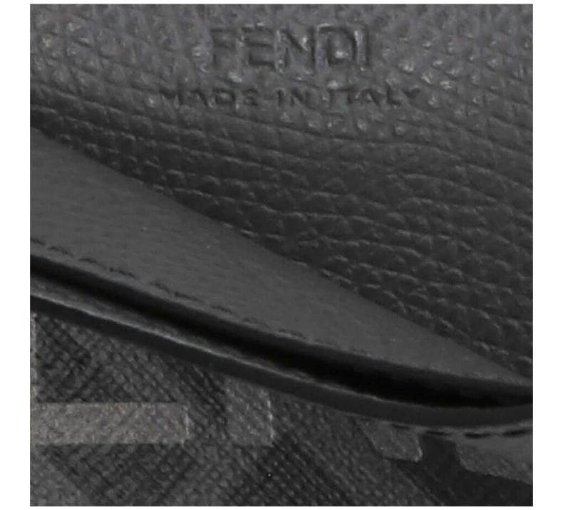 商品Fendi|FENDI 男士灰色皮革卡夹 7M0328-AJJ8-F0TUH,价格¥1775,第8张图片详细描述