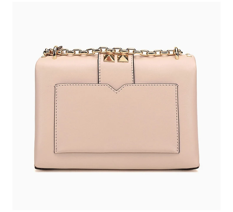 商品[国内直发] Michael Kors|MICHAEL KORS 女士粉色中号牛皮革单肩斜挎包 30S9G0EL6L-SOFTPINK,价格¥1356,第6张图片详细描述