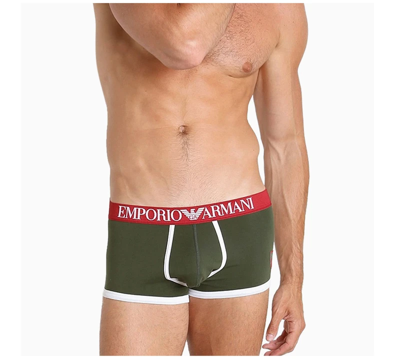 商品[国内直发] Emporio Armani|EMPORIO ARMANI 绿色男士内裤 111866-5A510-04985,价格¥382,第5张图片详细描述