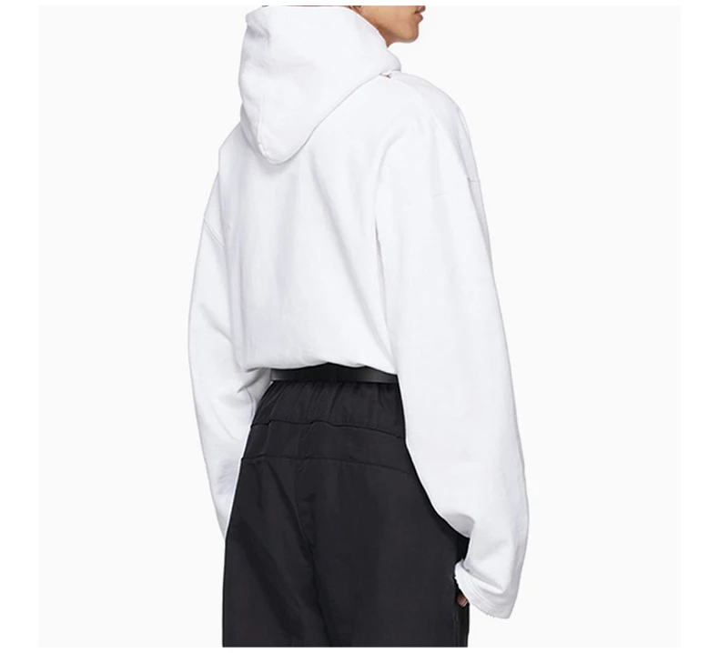 商品[国内直发] Balenciaga|BALENCIAGA 白色男士卫衣/帽衫 661711-TKVD6-9040,价格¥5181,第5张图片详细描述