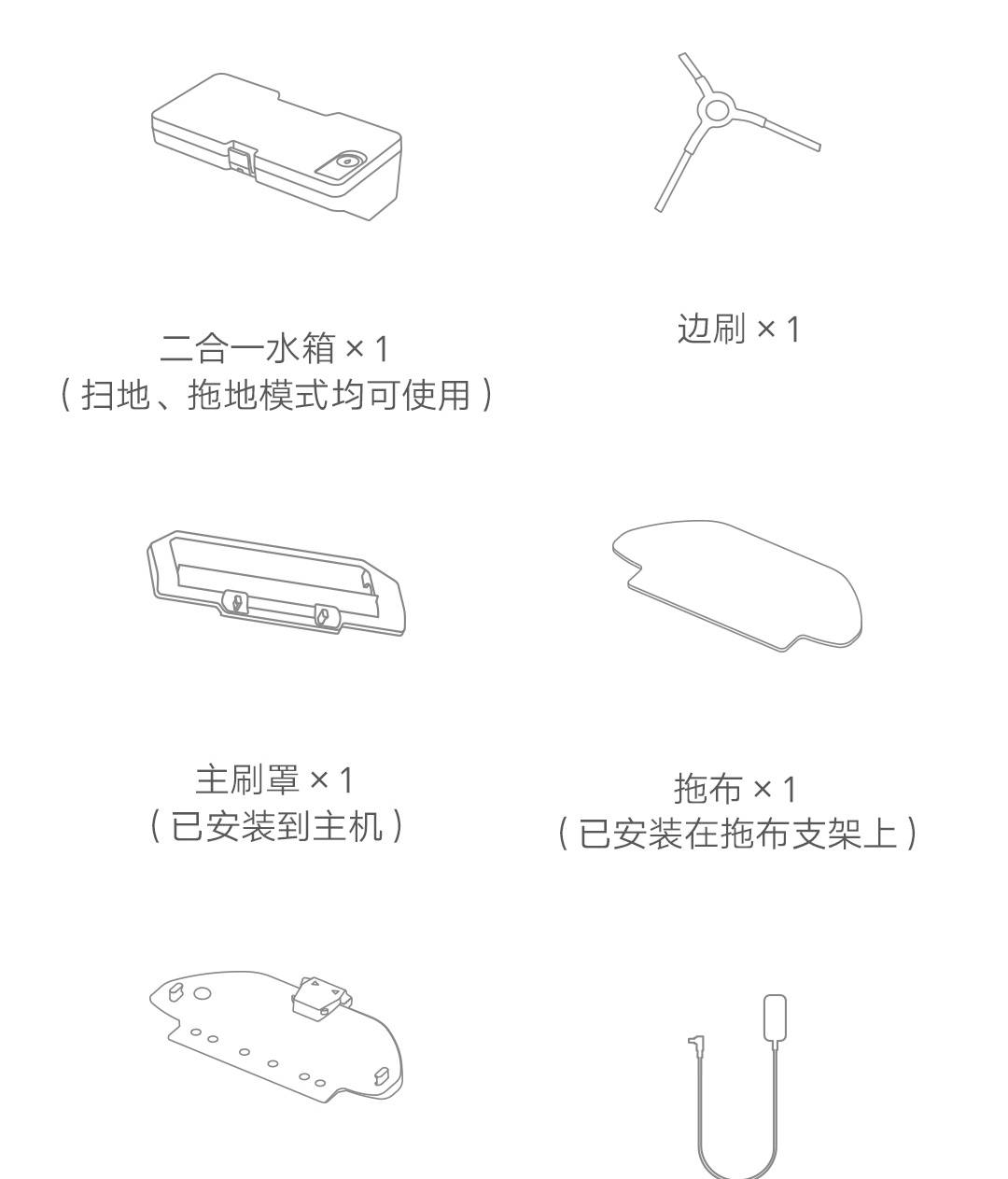 商品[国内直发] XIAOMI|小米米家扫地机器人3C家用全自动智能扫地拖地一体吸尘器三合一,价格¥2102,第32张图片详细描述