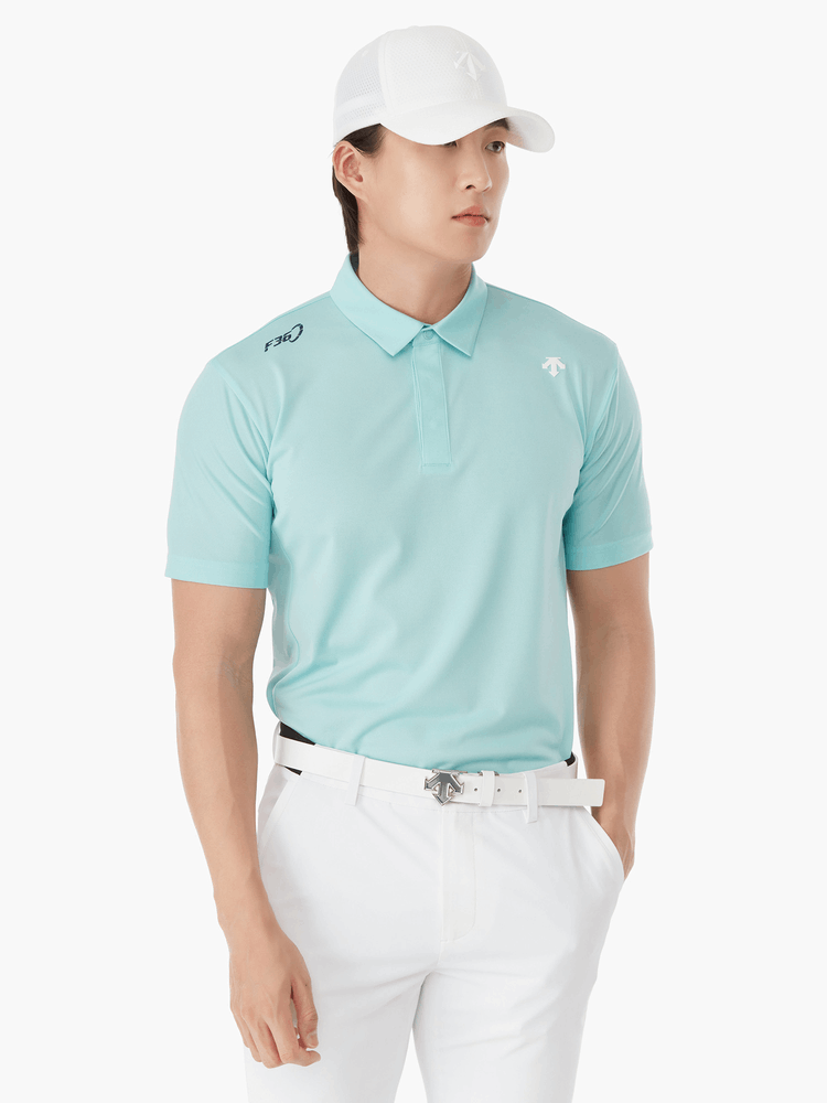 商品DESCENTE|【Brilliant|包邮包税】高尔夫男款F360简约LOGO速干短袖衫 DP22MFTS44-DNVG,价格¥1173,第6张图片详细描述