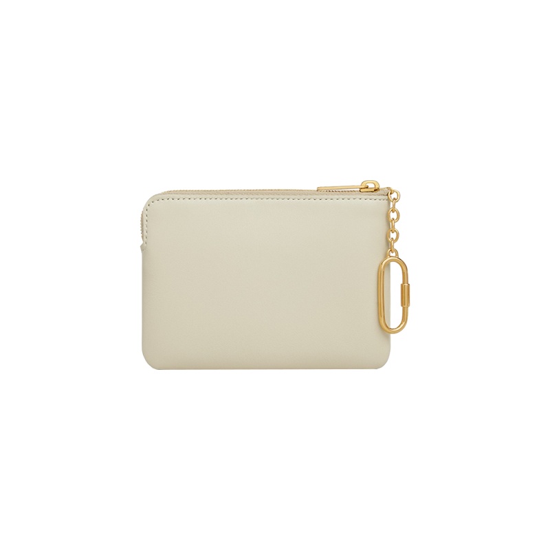 商品Celine|赛琳 23新款 TRIOMPHE女士草原绿光滑小牛皮卡包/零钱包 ,价格¥3004,第4张图片详细描述