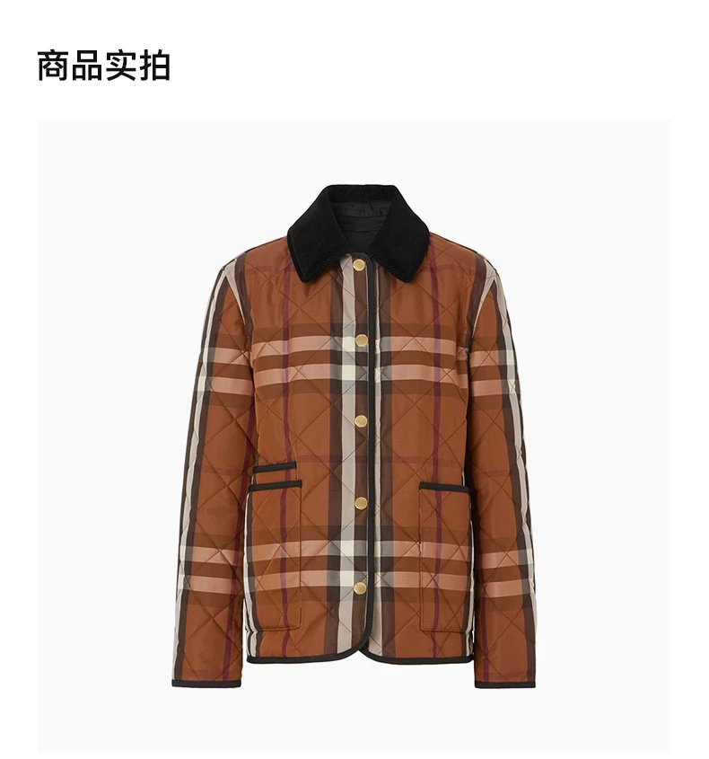 商品[国内直发] Burberry|BURBERRY 女士棉服 8060487,价格¥10303,第4张图片详细描述