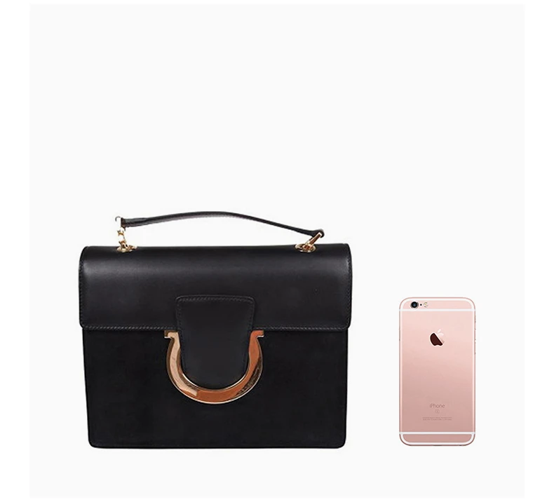 商品[国内直发] Salvatore Ferragamo|SALVATORE FERRAGAMO 黑色女士手提包 21-G671-0679643,价格¥3693,第7张图片详细描述