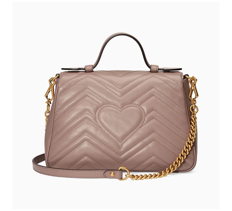商品[国内直发] Gucci|GUCCI 裸粉色女士手提包 498110-DTDIT-5729,价格¥21063,第6张图片详细描述
