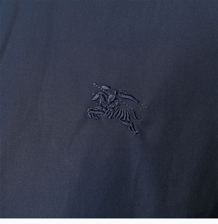 商品Burberry|Burberry 博柏利 男士深蓝色衬衫短袖 8025765,价格¥1884,第9张图片详细描述