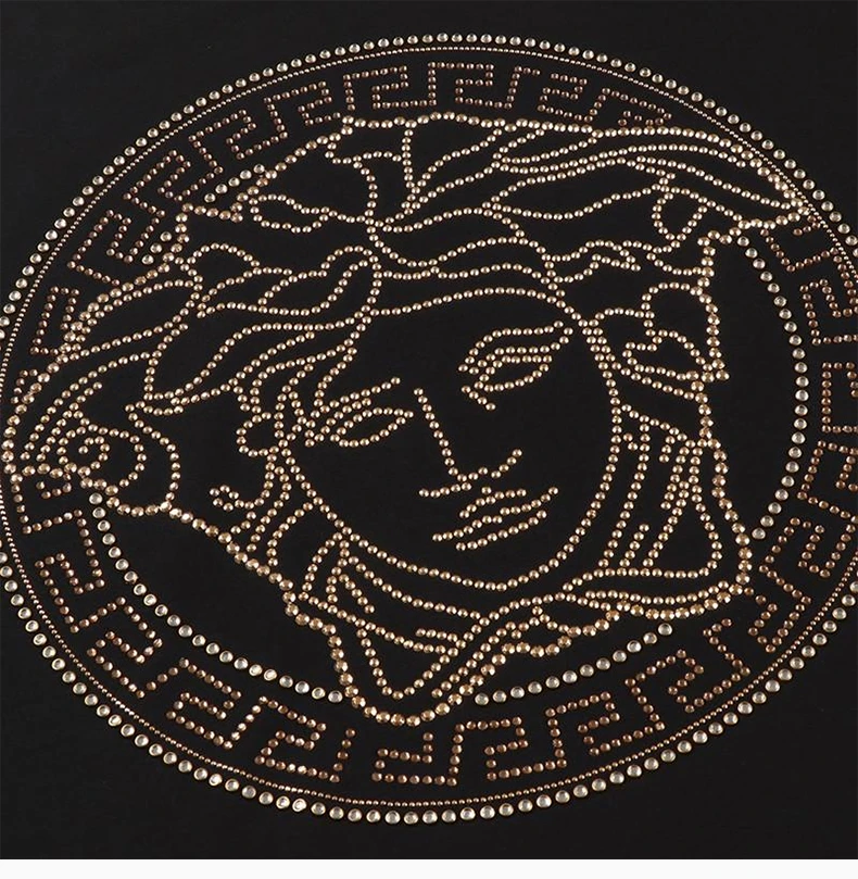 商品Versace|VERSACE 范思哲 铆钉美杜莎T恤 A77987-A201952-A008,价格¥2574,第7张图片详细描述