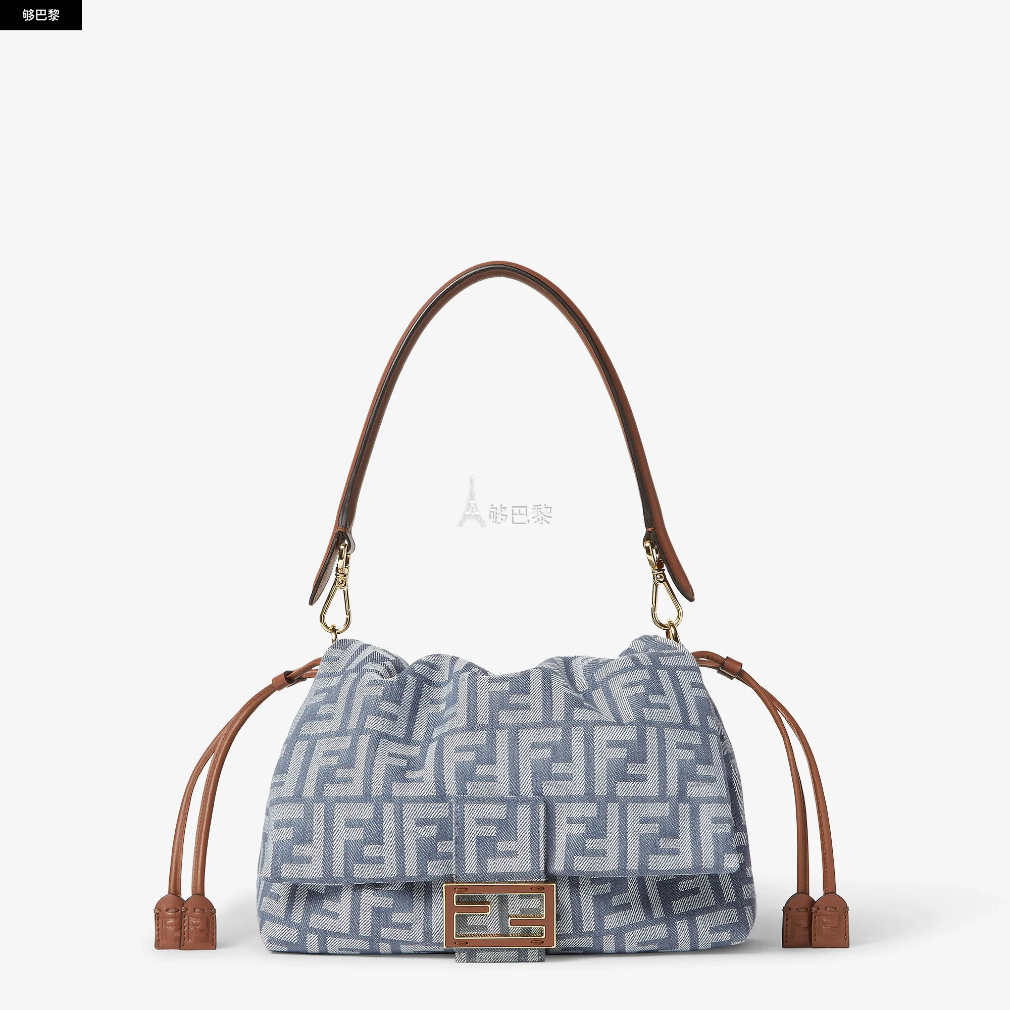 商品Fendi|【预售】 芬迪 25春夏 女士 手提包 Mamma Baguette中号手袋 8BR833AV5WF1SXQ ,价格¥23116,第3张图片详细描述