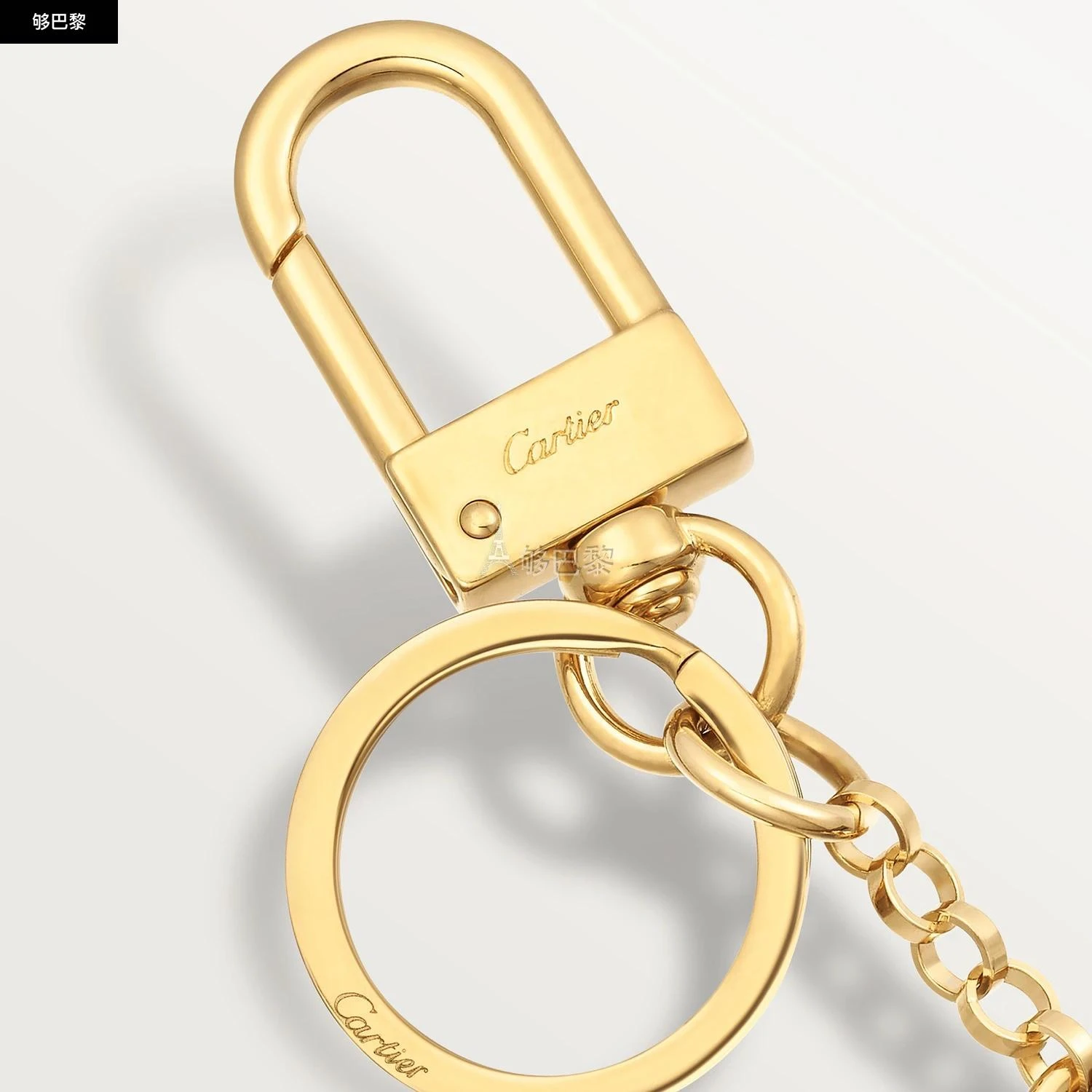 商品Cartier|包邮包税【预售7天发货】 CARTIER 23秋冬 女士 钥匙包 Must de Cartier钥匙圈和卡片夹 OG000501,价格¥3319,第6张图片详细描述