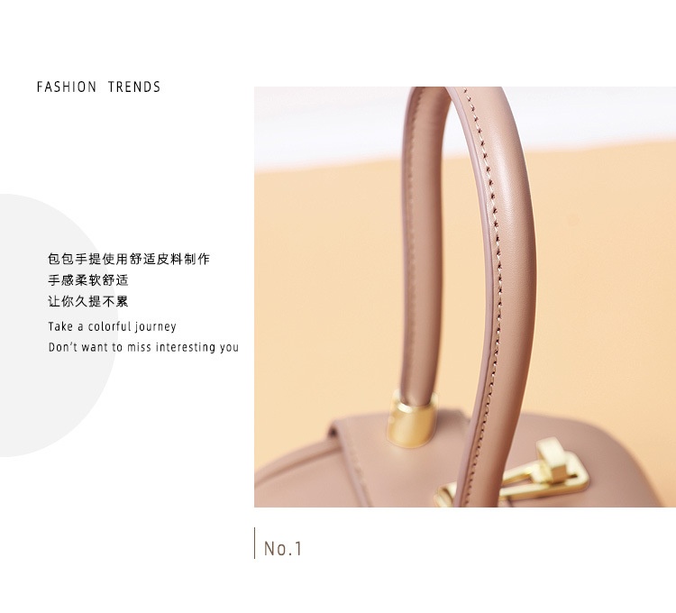 商品[国内直发] YeeCollene|2023新款皮包包女小众设计手提包欧美复古混沌饺子包云吞真皮女包,价格¥296,第11张图片详细描述