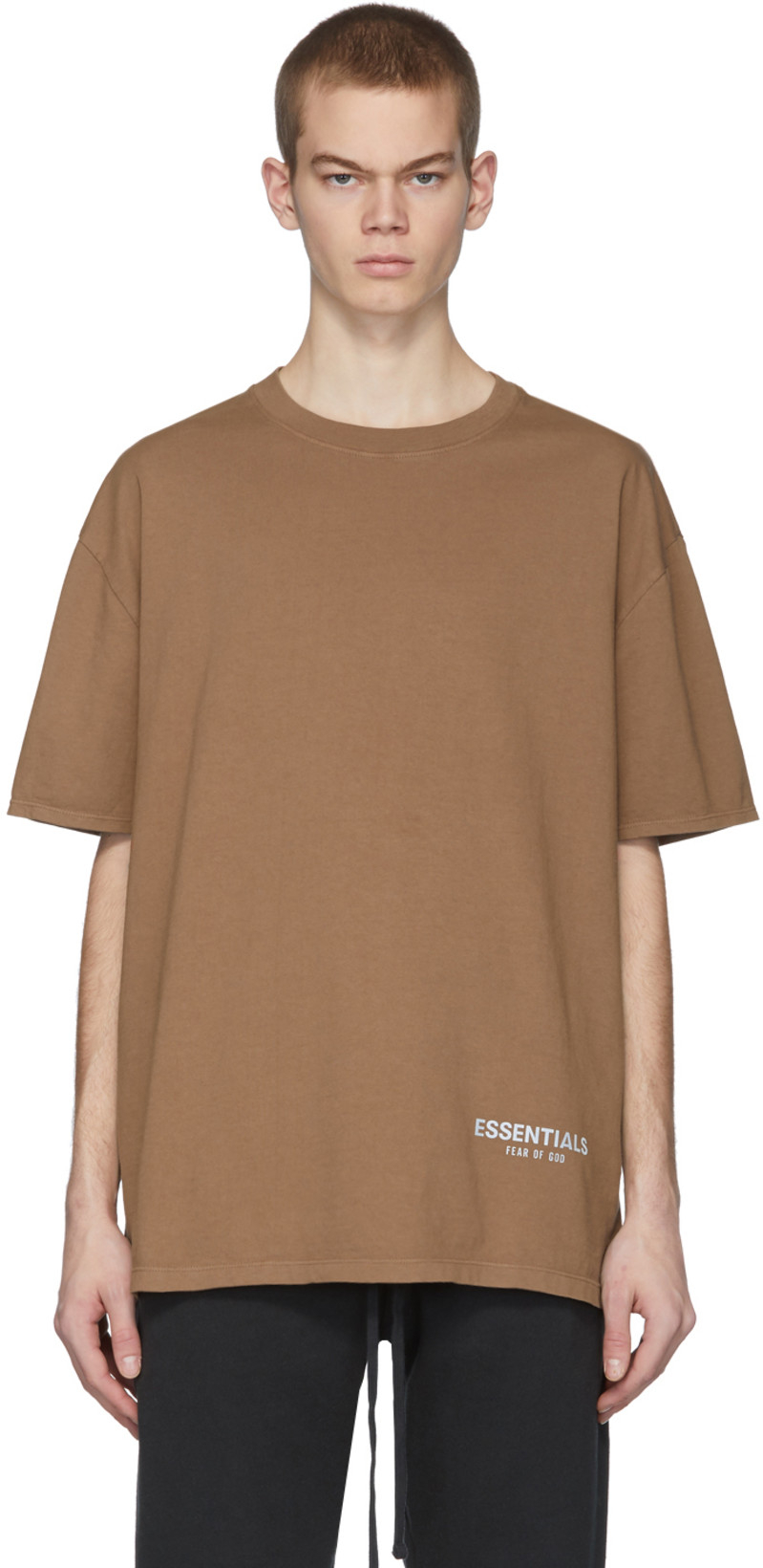 商品Essentials|Tan Core T-Shirt T恤,价格¥273,第4张图片详细描述