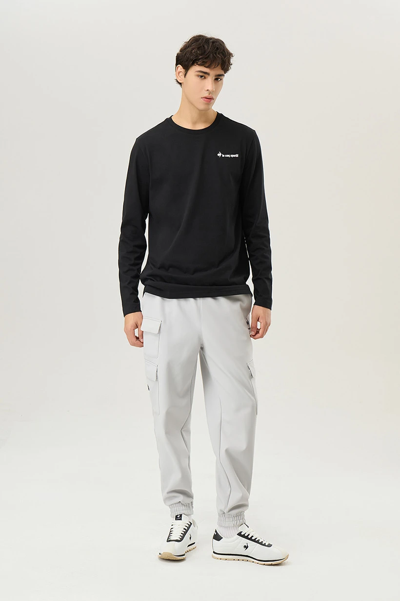 商品【预售商品15天发货】 LE COQ SPORTIF|毛绒卡其风格休闲裤 QP423EPTO3-BLK0,价格¥637,第13张图片详细描述