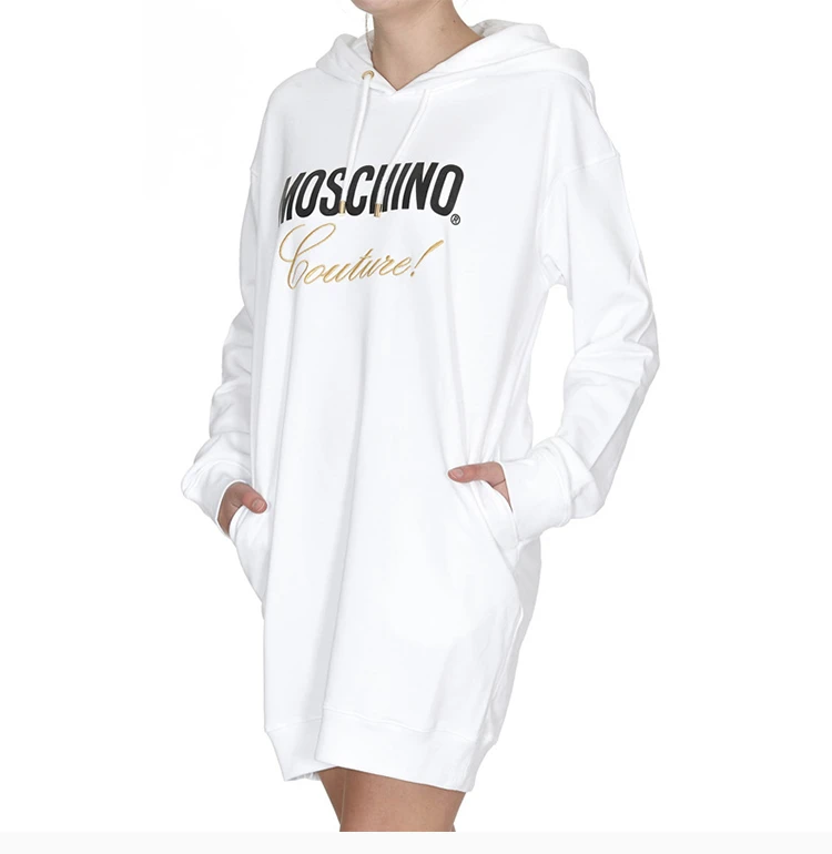 商品Moschino|Moschino 莫斯奇诺 女士白色卫衣 EJ0456-0527-6001,价格¥2697,第14张图片详细描述