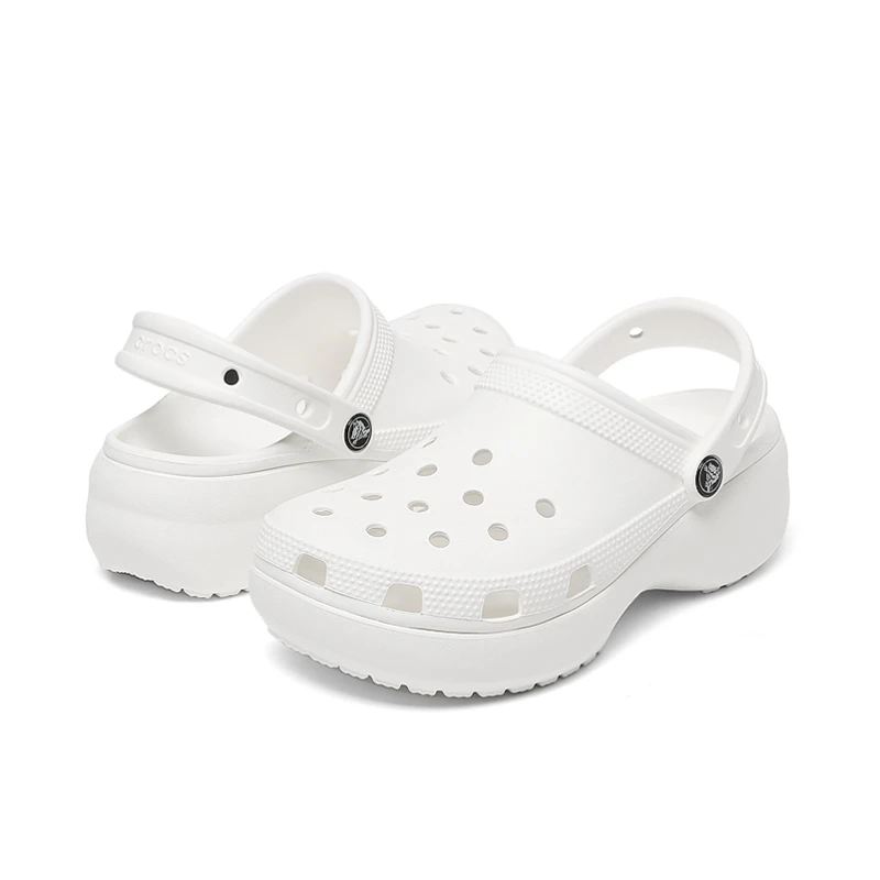 商品Crocs|【享贝家】ZY（预售款）Crocs Classic Clog 卡骆驰 经典云朵复古沙滩洞洞鞋 男女同款 白色 206750-100,价格¥5257,第1张图片详细描述