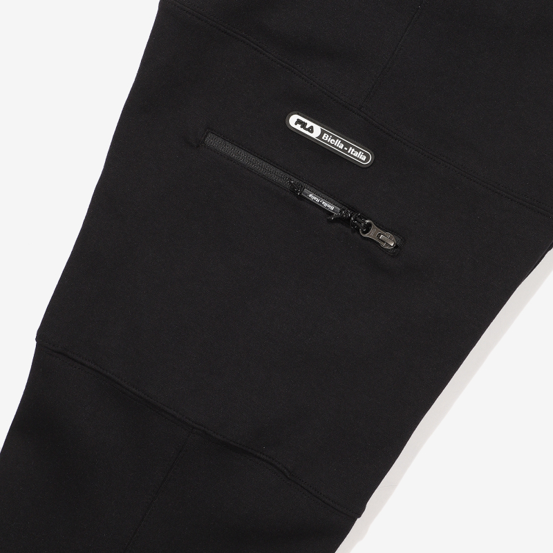 商品Fila|【享贝家】FILA男士运动裤休闲裤跑步裤黑色FS2FPE1181X-BLK（特价活动款）,价格¥277,第5张图片详细描述