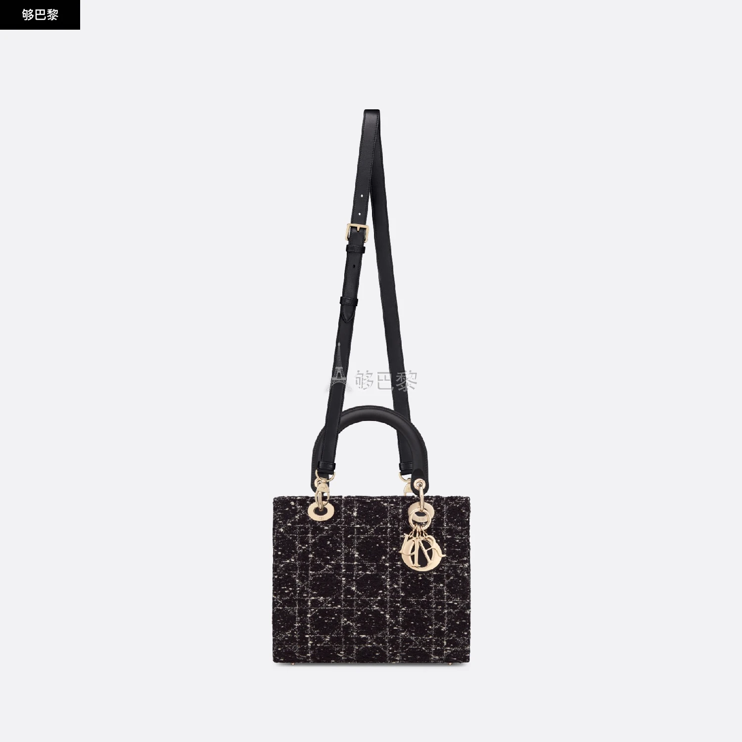 商品Dior|【预售】 迪奥 25春夏 女士 单肩包 Sac Lady D-Lite Medium M0565OTKV_M911 ,价格¥49053,第6张图片详细描述