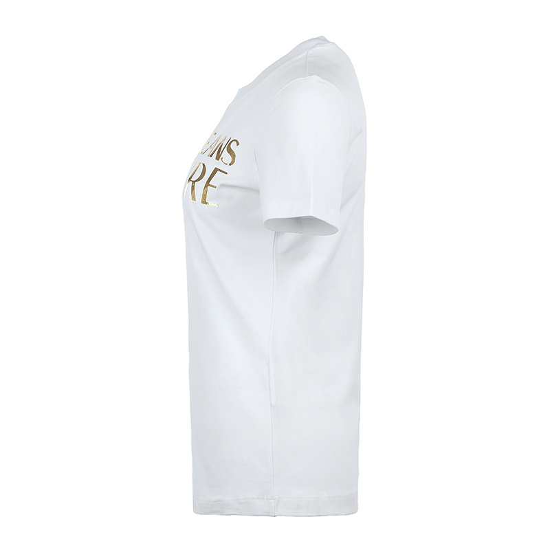 商品[国内直发] Versace|VERSACE JEANS 女白色短袖T恤 72HAHG01-CJ02G-G03,价格¥902,第5张图片详细描述