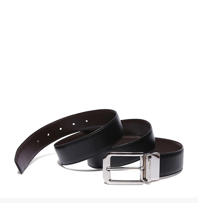 商品[国内直发] Zegna|ZEGNA 杰尼亚 男士黑色牛皮腰带 ZPJ45-977-NTM【包装随机，部分无包装盒】,价格¥1055,第7张图片详细描述