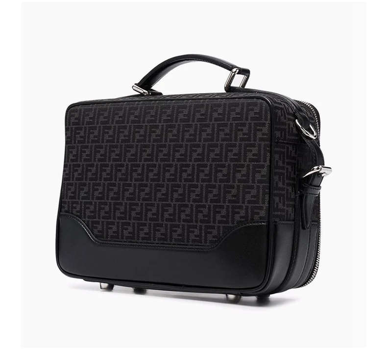 商品[国内直发] Fendi|FENDI 黑色男士公文包 7VA541-AG0N-F0NPN,价格¥15694,第4张图片详细描述
