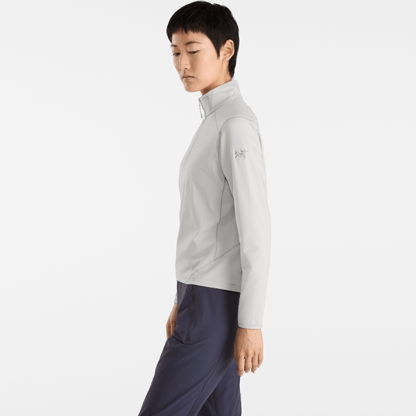 商品Arc'teryx|【Brilliant|包邮包税】始祖鸟 KYANITE LT ZIP NECK W[SS23] 新款上市 Kyernite LT 拉链领女装 ATNSWX6418,价格¥1748,第11张图片详细描述