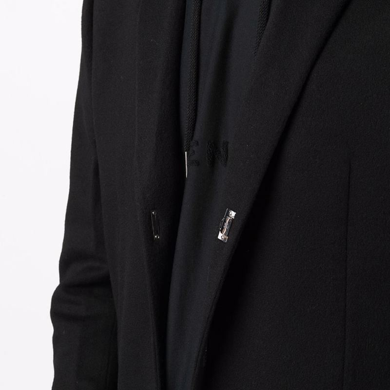 商品Givenchy|GIVENCHY 男士黑色卫衣/帽衫 BM715N3Y6M-001,价格¥5471,第6张图片详细描述