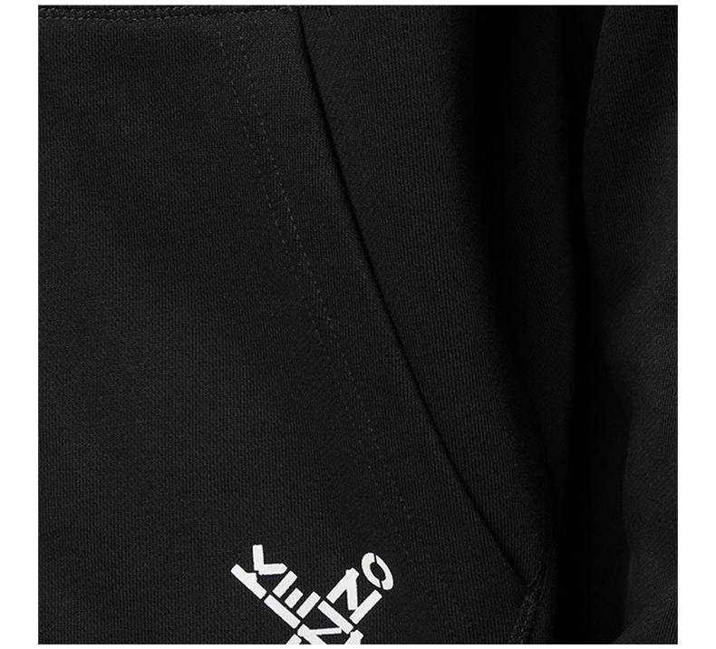 商品Kenzo|KENZO 男士黑色连帽卫衣 FA65BL7204MS-99,价格¥2059,第12张图片详细描述