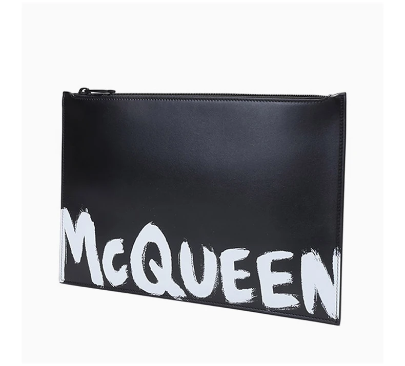 商品[国内直发] Alexander McQueen|ALEXANDER MCQUEEN 亚历山大·麦昆 男士黑色手拿包 560472-1NT5B-1070,价格¥1907,第3张图片详细描述