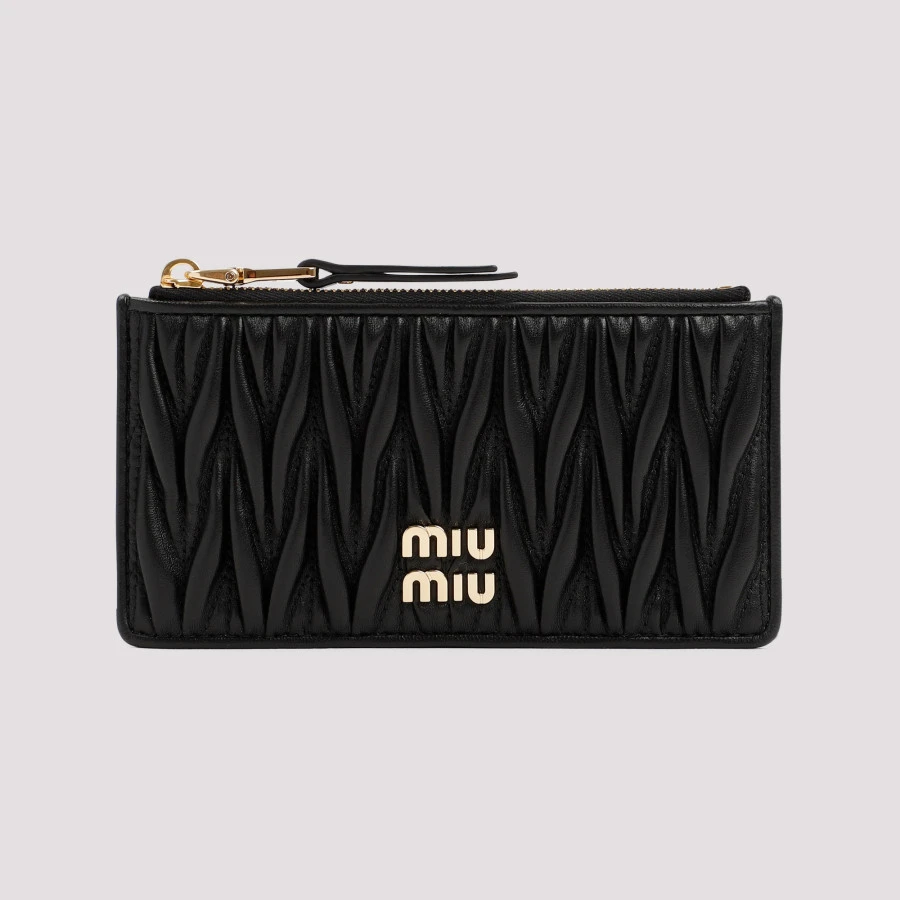 商品Miu Miu|MIU MIU 女士手拿包黑色 5MB006-2FPP-F0002,价格¥3195,第1张图片详细描述