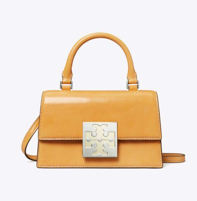 商品Tory Burch|汤丽伯奇女士BON BON 迷你皮革手提包斜挎包（香港仓发货）,价格¥2775,第13张图片详细描述