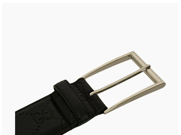 商品Gucci|GUCCI 黑色男士腰带 474311-CWC1N-1000,价格¥2731,第10张图片详细描述