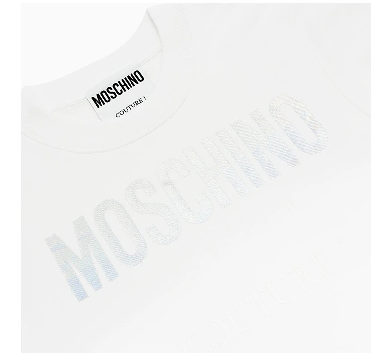 商品Moschino|MOSCHINO 白色女士卫衣/帽衫 EJ1704-5527-1001,价格¥2040,第6张图片详细描述