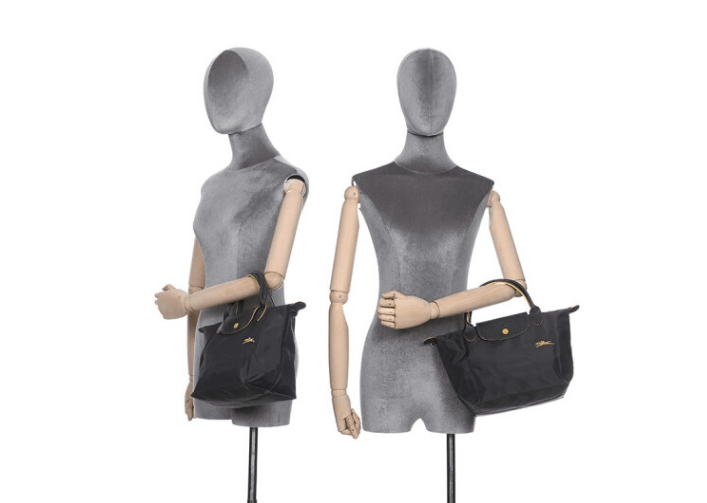 商品Longchamp|珑骧女士织物小号短柄可折叠手提包饺子包70周年款L1621 619（香港仓发货）,价格¥658,第24张图片详细描述