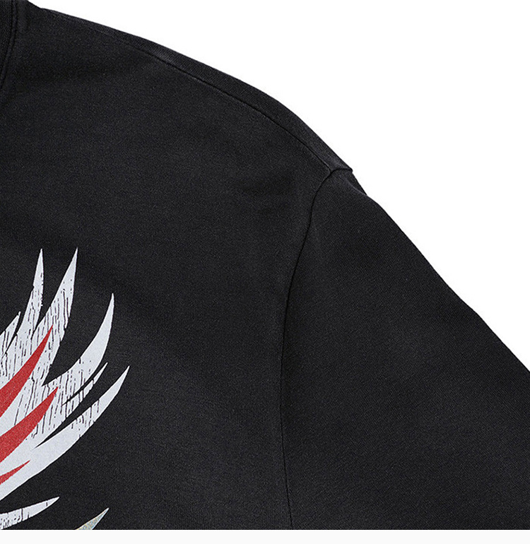 商品Givenchy|Givenchy 纪梵希 黑色男女士同款做旧设计短袖T恤(短款) BW704R3Z0Q-001,价格¥2135,第9张图片详细描述
