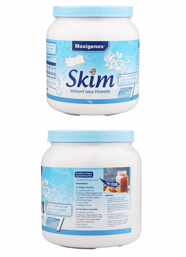 商品Maxigenes|澳大利亚Maxigenes美可卓脱脂高钙奶粉 1kg,价格¥156,第8张图片详细描述