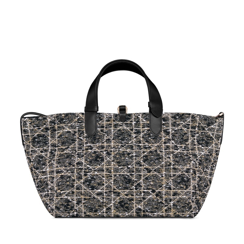 商品Dior|迪奥 Toujours系列女士黑色呢子手提包 M2821ODIO_M197,价格¥28004,第8张图片详细描述