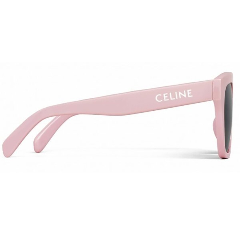 商品Celine|赛琳 23年新款 MONOCHROMS 03系列 女士烟灰色镜片浅粉红色醋酸酯镜框正方形太阳眼镜墨镜（附赠斜跨眼镜包）,价格¥1605,第3张图片详细描述