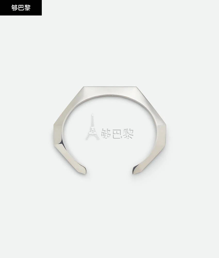 商品Bottega Veneta|【预售】 BV葆蝶家 24秋冬 男士 手镯 bracelet manchette facet 732342V50708117,价格¥7584,第5张图片详细描述