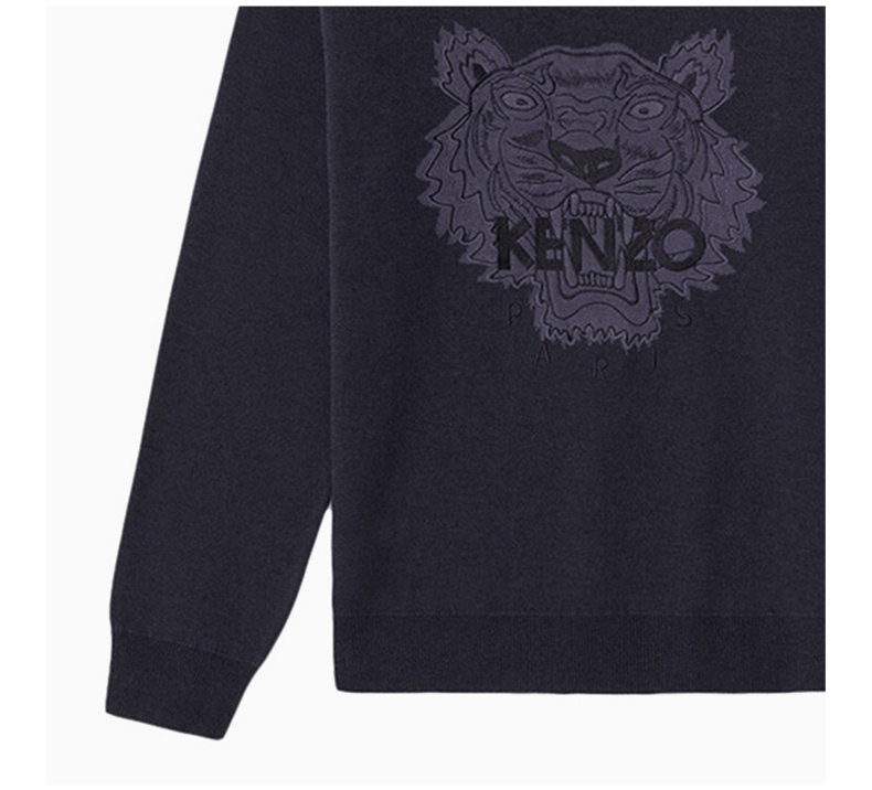商品Kenzo|KENZO 女士深蓝色棉卫衣 FB52PU5843XA-76,价格¥1527,第9张图片详细描述
