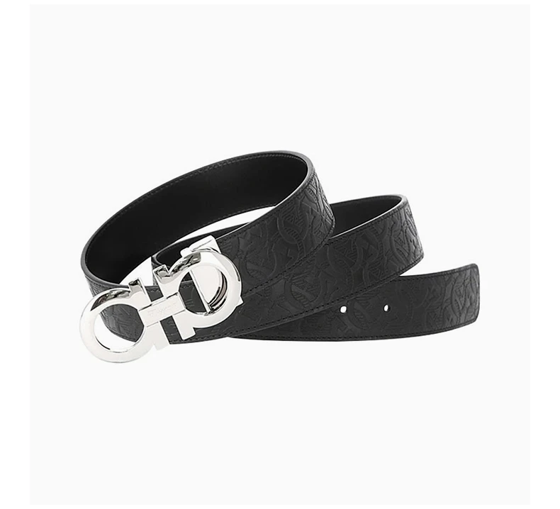 商品Salvatore Ferragamo|SALVATORE FERRAGAMO 黑色男士腰带 67-5542-724127,价格¥2443,第7张图片详细描述
