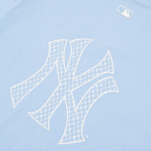 商品MLB|【SAvenue】(保税仓直发)MLB短袖Common MonogramT恤男女同款蓝色 3ATSM20-23-K0001-50BLL LY,价格¥166,第6张图片详细描述