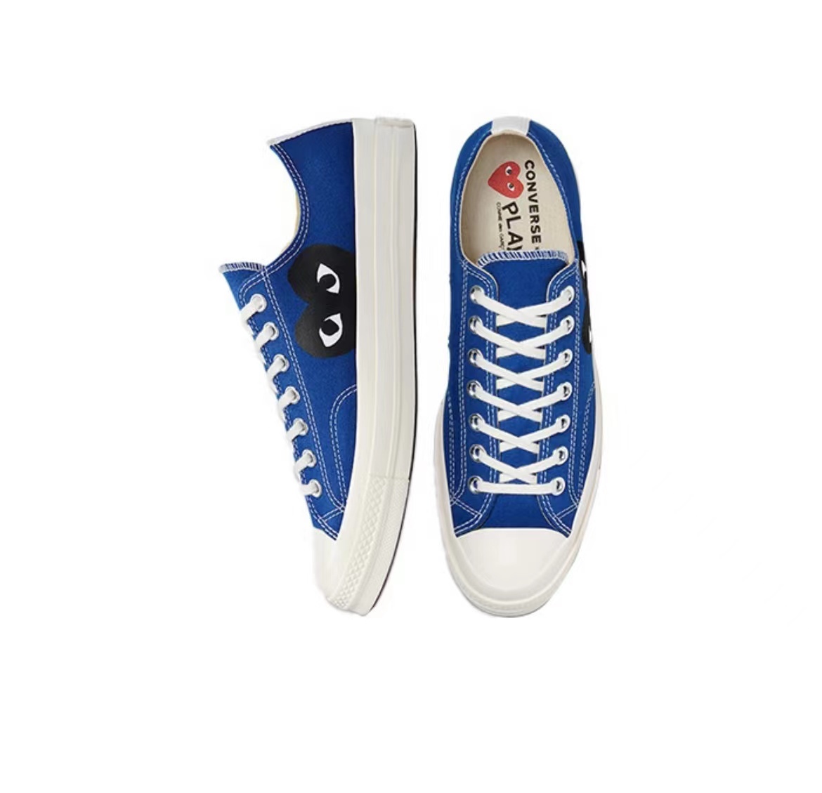 商品Comme des Garcons|川久保玲 低帮休闲帆布 鞋 男女同款 蓝黑P1K121（澳门仓发货）,价格¥1403,第5张图片详细描述