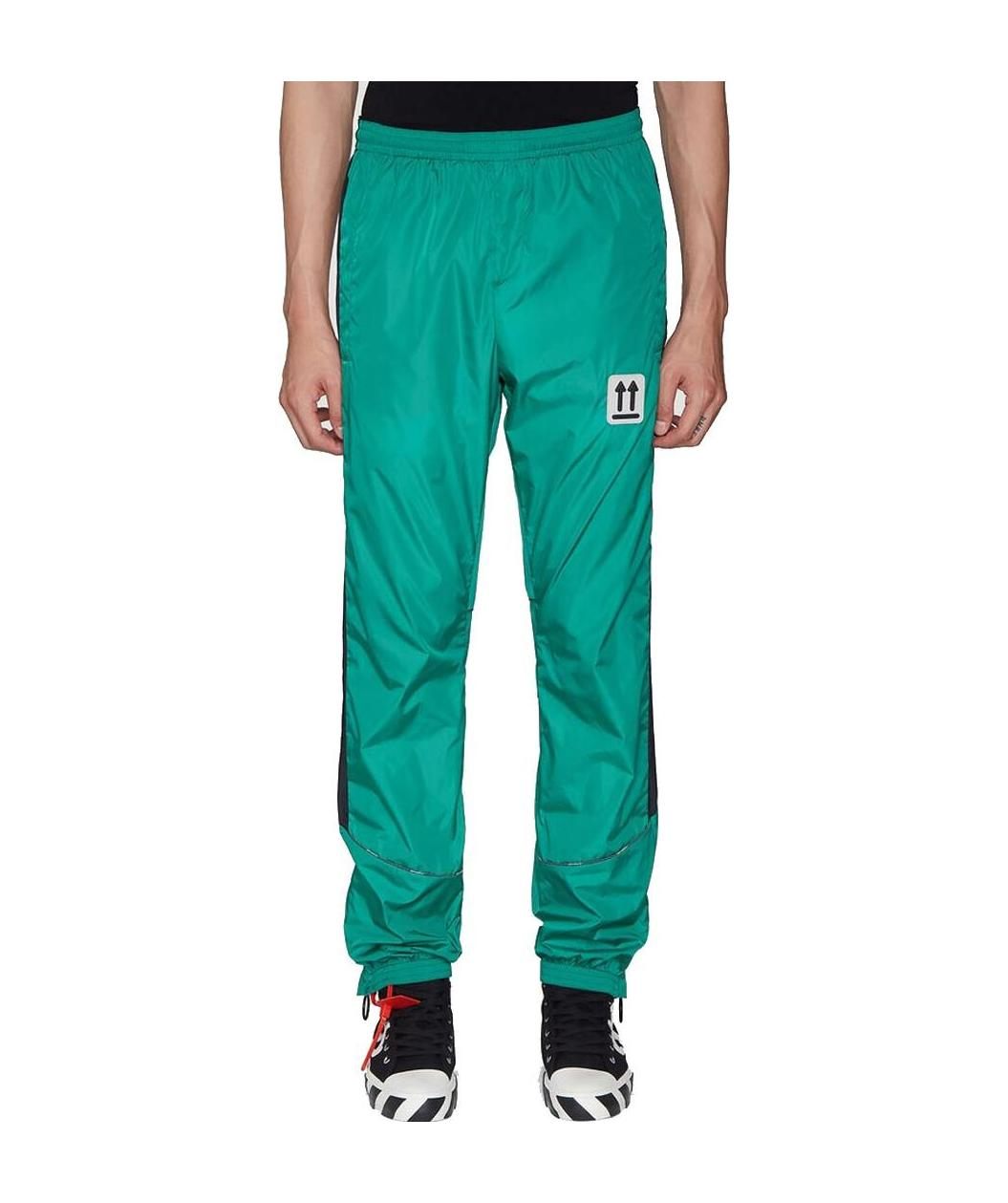 商品[国内直发] Off-White|Off-White 时尚休闲裤运动裤绿色 男款OMCA123S20A23020-4400M,价格¥1626,第2张图片详细描述