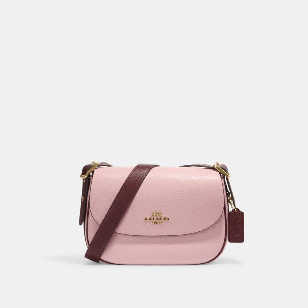 商品[国内直发] Coach|蔻驰马鞍包奢侈品女士Macie 23单肩斜挎包鹅卵石纹皮革七夕礼物送女友CF383 IMV2G,价格¥1578,第3张图片详细描述